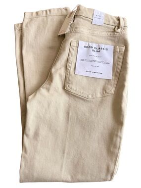 Good American Good Classic Slim Straight NWT 4/27